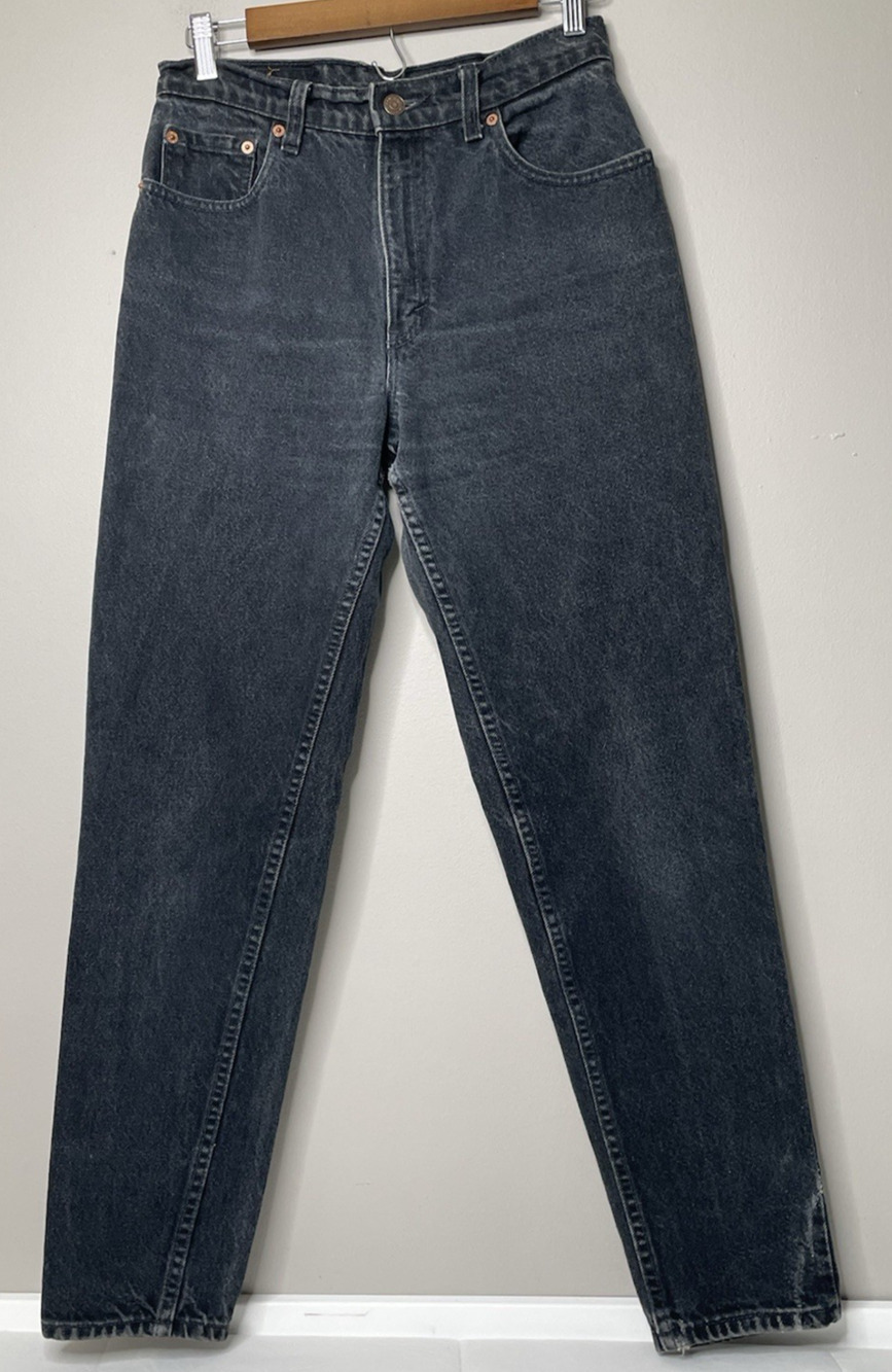 Vintage Levi’s 550 Women’s 9M Black Jeans USA Made 90s Grunge Relaxed Tapered